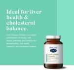 BioCare Liver Cleanse Complex | Choline, Milk Thistle, Artichoke & Turmeric | Detoxification, Liver Health, Digestion & Cholesterol Balance - 60 Capsules - Image 3