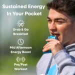 TRIBE Protein + Focus Flapjack Bar - Choc Brownie - High Protein Snack - 9 Energy & Focus Nutrients - 10g Protein, Lions Mane, Plant Based, Vegan Snack & Gluten Free (60g x 12 Bars) - Image 4