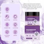Lavender Magnesium Relief Cream for Muscle Relaxation & Sleep Support - Fast-Absorbing Magnesium Lotion with Lavender, Arnica & Aloe - Helps Ease Tension, Cramps, Restless Legs & Stress - 114g - Image 7