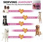 Calming Dog Treats – 175 Soft Chews with Herbal Extracts – Natural Behaviour Support for Stress, Barking, Separation, Aggression & Hyperactivity – Soothing Formula – Salmon Flavour - Image 6