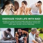 NAD Supplement NAD Nicotinamide Riboside 900mg Boost NAD+ Support Cellular Energy & Anti-Aging Vegan Safe, Non-GMO-160 Capsules - Image 4