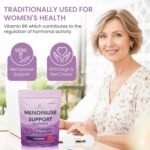 Menopause Support Gummies with Collagen & Probiotics – Sage, Red Clover, Ashwagandha, Lions Mane, Biotin & Hyaluronic Acid – Vitamin B6, D3, C, Zinc & Magnesium – 60 Gummies - Image 5