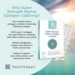 Healthspan 1,000mg Marine Collagen Complex | 800mg Type I + 200mg Type II Collagen | Support Your Joints, Bones & Connective Tissue | Added Benefits for Skin & Beauty (60 Tablets) - Image 3