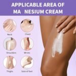 Mag/nesium Cream for Sleep & Muscle Pain Relief,Mag/nesium Balm for Restless Legs Syn/Drome,Mag/nesium Butter for Night Time Relaxation & Muscle Recovery,Natural Calming Body Moisturiser for Adults - Image 7