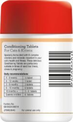 Bob Martin Conditioning Tablets for Cats and Kittens (100 Tablets) - Rich in Vitamins, Supports a Healthy Immune System, Nutritional Fish-Flavoured Supplement - Image 3