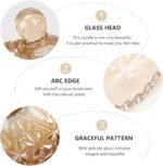 Angoily Delicate Soybean Plant Wax Scented Aromatherapy Candle for Home Romantic for Reading Bath Yoga Natural Aromatic Candle Gift for Family and Friends - Image 4