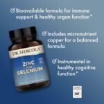 Dr. Mercola Zinc Plus Selenium Dietary Supplement, 30 Servings (30 Capsules), Supports Immune and Overall Health, Non GMO, Soy Free, Gluten Free - Image 4