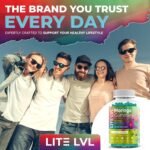 LITE LVL - 60 x Natural Mixed Berry Flavoured Moringa Gummies - Daily Serving 2 Gummies per Day - Superfood - Boost Energy Levels - Powerful Antioxidants - Image 5