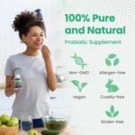 PROBIOTICS for Women and Men – Prebiotics-Enriched Probiotics Gut Health Supplement for Digestive Support, Bloating Relief Anti-Bloating Probiotic Complex, 90 Vegan Capsules - Image 8