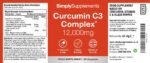 Curcumin C3 Complex 12,000mg with Bioperine & Vitamin C | 190mg Curcuminoids | High-Strength Turmeric Extract | Vegan & Vegetarian Friendly | 90 Capsules | UK-Made, GMP Certified - Image 6