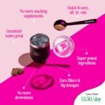 Spacegoods Rainbow Dust 3 Pack 240g | 90 Days Supply | Flavoured Mushroom Coffee | 80mg of Natural Caffeine | Lions Mane, Chaga Ashwagandha & Vitamin B5 | Sharper Focus, Energy & Calm | Chocolate - Image 6