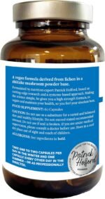 PATRICK HOLFORD Vitamin D High Strength/Vitamin D Supplement/for Immunity, Bone & Muscle Support / 1 Nutrient / 3000iu / D3 / Shiitake Mushroom Base/Naturally Sourced / 60 Capsules/Vegan / - Image 5