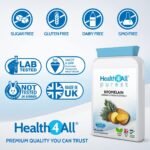 Health4All Bromelain 2500GDU/g, 60 Capsules High Strength 1200gdu per Capsule, Pure Bromelain Supplement, Proteolytic Digestive Enzyme from Pineapple Extract (not Tablets) | Made in UK - Image 5