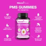 PMS Hormone Balance for Women Gummies — Natural Hormone Harmony Supports Cramps, Mood Swings, Acne & Energy — Non-GMO & Gluten-Free - 60 Gummies (Vegan) - Image 3