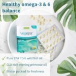 Igennus Vegepa, EPA Omega 3 & GLA Omega 6, Ultra Pure Wild Fish Oil & Evening Primrose Oil, 60, 560mg EPA per Serving, 30 Servings, 60 Capsules - Image 3