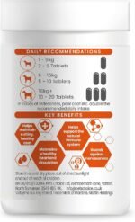 Vetzyme Garlic Health Supplement for Dogs (240 Tablets) - With B Complex Vitamins to Promote Fitness and Support a Healthy Immune System - Image 3