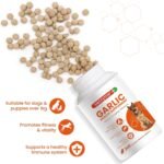Vetzyme Garlic Health Supplement for Dogs (240 Tablets) - With B Complex Vitamins to Promote Fitness and Support a Healthy Immune System - Image 4