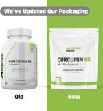 Nutrition Freak Curcumin 95 + Bioperine® 60 Turmeric Curcumin Capsules High Strength with Black Pepper - Curcumin 95% & Black Pepper - Turmeric Curcumin UK Made… - Image 7