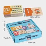 Educational: Educational Card Game With Picture Pairs, Educational Memory Game To Encourage Concentration And Memory, Combination Cards With Numbers And Letters For N - Image 4