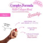 Collagen Complex Gummies with Zinc, Biotin, Folic Acid & Vitamin A, C & E, Multi-Collagen Blend with Type I, II, III, V & X, Superior Hydrolysed Collagen Peptides formulated with UK-Backed Research - Image 3