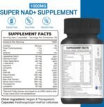 Nitric Oxide Prostate Health Supplements, NAD+ Supplement with Resveratrol, CoQ10, L Citrulline and Lycopene, Cellular Health, Energy & Wellbeing, Cellular Energy Support 60 Capsules - Image 7