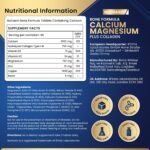 Nutraxin B-One Formula Calcium Magnesium Plus Collagen - Calcium Tablets 1000mg with 750mg Collagen, Vitamin D & Magnesium for Bone & Joint Support - Allergen-Free, No Artificial Additives - 90 Counts - Image 4