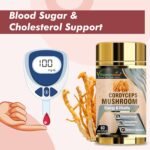 Vitaminnica Cordyceps Mushroom Supplement 500mg (20:1 Extract)| 100% Fruiting Bodies | 60 Vegan Capsules | Premium Energy, Stamina, and Immune Support Nootropics Supplement for Peak Wellness - Image 6