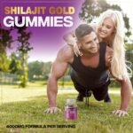 Shilajit Gummies 8-in-1 Blend - Ashwagandha, Manuka Honey, Maca Root, Ginseng, Turmeric, Lion’s Mane, Black Seed Oil - High Strength, 60 Gummies - Image 3