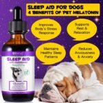 Melatonin for Dogs & Cats, Dog Melatonin, Sleep Aid for Dogs Anxiety Relief, Supports Relaxation, Helps with Noise, Fireworks, Deep Sleep for Cat & Dog for All Breeds 60ml (1) - Image 3