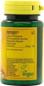 Vitamin K2 (MK-7) 100µg : Bone & Circulation Health Supplement : 60 Tablets, in a Planet-Friendly 99% Recycled Pot - Image 3