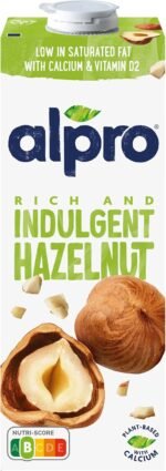 Alpro Hazelnut Drink - Plant-Based Long Life Dairy Free & Lactose Free Milk Alternative - 1L (Pack of 8) - Image 3