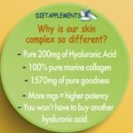 2 Bottles,120 Capsules, Marine Collagen Type 1&3 1000mg, Hyaluronic Acid 200mg/serving; Vitamin C, Zinc, Copper for Immune System; E, B2, Iodine. Hydrolyzed Peptides Supplement.for Skin, Hair, Nails - Image 7