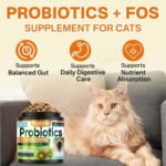 500 Cat Probiotics & FOS Chews - Prebiotics for Gut Support, Crunchy & Creamy Cheese Core, Cats Kittens Daily Probiotics Chews for Digestive & Gut Health & Nutrient Absorption - Chicken Shrimp - Image 3