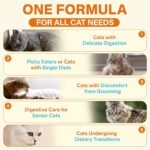 500 Cat Probiotics & FOS Chews - Prebiotics for Gut Support, Crunchy & Creamy Cheese Core, Cats Kittens Daily Probiotics Chews for Digestive & Gut Health & Nutrient Absorption - Chicken Shrimp - Image 4