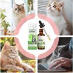 Cat Wellness Drops, 60ml Digestive Health Liquid Supplement for Optimal Nutrition, Natural Formula for Gut Support and Daily Maintenance After Meals Morning Routine Long-Term Pet - Image 6