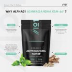 Organic Ashwagandha KSM-66® 1650mg - 5% Withanolides - Black Pepper for Absorption - Most Bioavailable Full-Spectrum Root Extract - Not Tablets or Powder - 180 Vegan Capsules - Image 3