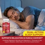 Magnesium Glycinate Gummies 600mg – Sugar-Free High Absorption Magnesium with L-Threonate, Supports Relaxation, Calm & Restful Sleep, with Vitamin B6 & D3 – 120 Berry-Flavor Gummies - Image 7