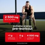 Qhush Black Blue Raspberry Pre Workout 220G: Explosive Energy Drink Powder—High Caffeine Energy Supplement With Vitamin B6 Complex For Focus And Performance - Image 4
