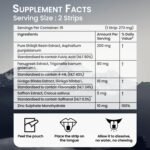 ShilaJit Strips | Zinc | Energy & Stamina Booster | Ayurvedic | Vitality Support | Ginko Biloba | Natural Strength | Performance Enhancer | 30 Oral Strips - Image 4