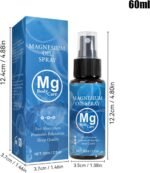 Magnesium Oil Spray, Organic Formula, 60ml, Gentle Topical Magnesium Oil, Natural Muscle Relaxation, Quick Absorption for Calm Sleep Support - Image 3