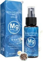 Magnesium Oil Spray, Organic Formula, 60ml, Gentle Topical Magnesium Oil, Natural Muscle Relaxation, Quick Absorption for Calm Sleep Support - Image 4