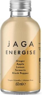 jAGA Health Shots 60ml - Natural Nutrition with Ginger, Turmeric, Collagen, MCT - Immunity Boost, Digestive Support, Skin Enhancement, Mental Clarity, Relaxation (Collagen) - Image 3