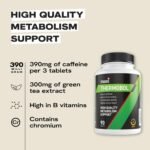 MaxiNutrition – Thermobol - Contains Chromium and Biotin, High in B Vitamins - 100mg Green Tea Extract, 130mg Caffeine per Serving, 90 Tablets - Image 3