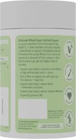 Lifestream Wheatgrass Powder Certified Organic Alkalising Green Superfood High in Vitamins Minerals and Chlorophyll for Detox and Energy Support Vegan 100 Grams - Image 4