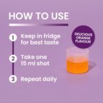 Swedish Nutra - Biotin 10,000 UG Liquid Supplement - Pack of 500 ml, 33 Day Supply | Plus Vitamin C for Healthy Hair, Skin & Nails | Vegan & Gluten Free | 100% Natural Orange Flavour - Image 6