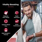 HornGoatMax Capsules - 120 Capsules 500mg Pure Goat Wd Extract 500mg - 10% Standardised Energy and Vitality Supplement for Men - No Fillers No Additives - Vegan Gluten Free - Image 3