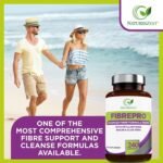 FibrePro 1000mg - Fibre Supplement -240 Psyllium Husk Capsules | High Strength Fiber Supplement Enriched with Prebiotic Inulin, Aloe Vera & Flaxseed | Vegan, Non GMO| UK Made - 4 Month Supply - Image 7