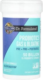 Garden of Life Dr Formulated Once Daily 3-in-1 Complete Prebiotics, Postbiotics & Probiotics for Women and Men - PRE + PRO + POSTBIOTIC Supplement for Gas & Bloating - 50 Billion CFU, 30 Day Supply - Image 4
