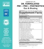 Garden of Life Dr Formulated Once Daily 3-in-1 Complete Prebiotics, Postbiotics & Probiotics for Women and Men - PRE + PRO + POSTBIOTIC Supplement for Gas & Bloating - 50 Billion CFU, 30 Day Supply - Image 5