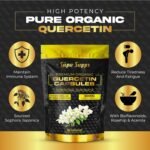 Pure Bio Quercetin 500mg - High Strength Quercetin Capsules - Antioxidant & Flavonoid Quercitin Supplement - Natural Support for Cellular Protection & Vitality - 180 Vegan Capsules - Image 3